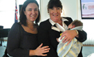 Marina Muttukumaru, Dearne McCreath and baby Dylan Sheppard